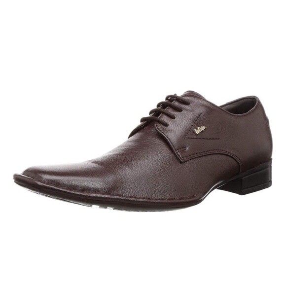 Lee Cooper Mens Formal Leather Dress Shoes Size 44/10 Color Brown main image 2